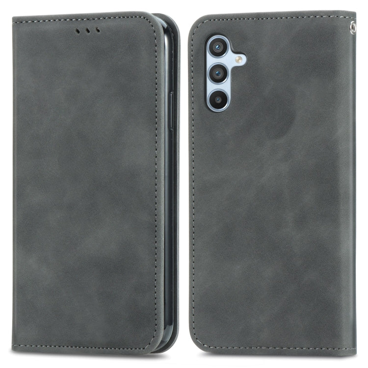Retro Skin Feel Magnetic Leather Phone Case, For Samsung Galaxy A14 5G, For Samsung Galaxy A54 5G, For Honor Magic5 Lite, For Kyocera Android One S10, For Realme C55, For Xiaomi 13 Lite