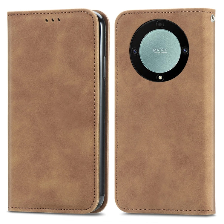 Retro Skin Feel Magnetic Leather Phone Case, For Samsung Galaxy A14 5G, For Samsung Galaxy A54 5G, For Honor Magic5 Lite, For Kyocera Android One S10, For Realme C55, For Xiaomi 13 Lite