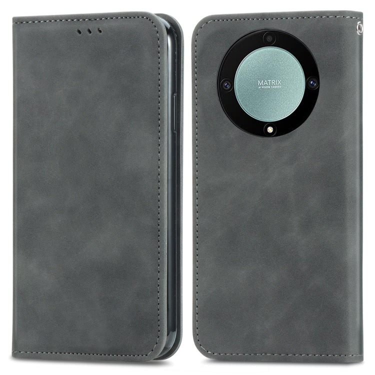 Retro Skin Feel Magnetic Leather Phone Case, For Samsung Galaxy A14 5G, For Samsung Galaxy A54 5G, For Honor Magic5 Lite, For Kyocera Android One S10, For Realme C55, For Xiaomi 13 Lite