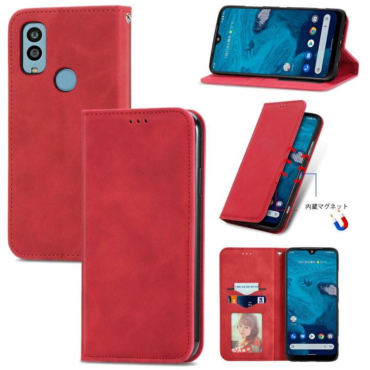 Retro Skin Feel Magnetic Leather Phone Case, For Samsung Galaxy A14 5G, For Samsung Galaxy A54 5G, For Honor Magic5 Lite, For Kyocera Android One S10, For Realme C55, For Xiaomi 13 Lite