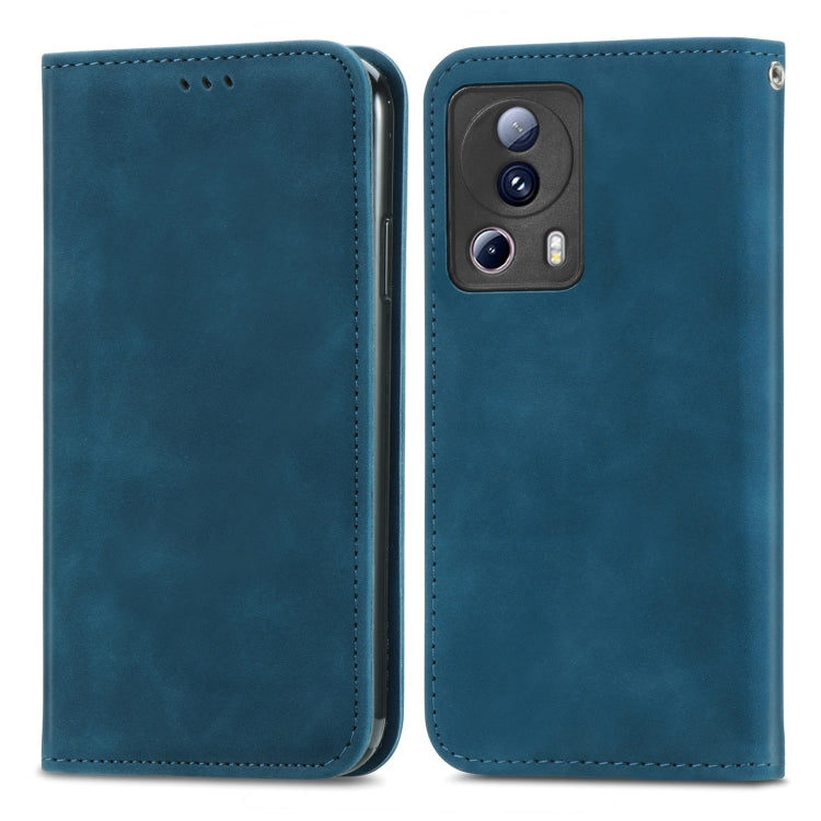 Retro Skin Feel Magnetic Leather Phone Case, For Samsung Galaxy A14 5G, For Samsung Galaxy A54 5G, For Honor Magic5 Lite, For Kyocera Android One S10, For Realme C55, For Xiaomi 13 Lite