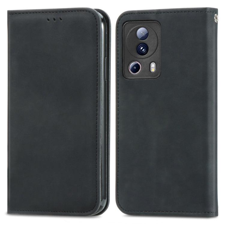 Retro Skin Feel Magnetic Leather Phone Case, For Samsung Galaxy A14 5G, For Samsung Galaxy A54 5G, For Honor Magic5 Lite, For Kyocera Android One S10, For Realme C55, For Xiaomi 13 Lite