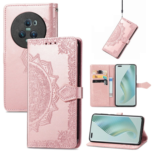 Mandala Flower Embossed Leather Phone Case, For Honor Magic5 Pro, For Honor Magic5, For Nokia C3, For Nokia G22, For Sony Xperia 1 IV, For Sony Xperia 10 IV, For TCL 40R, For TCL 403