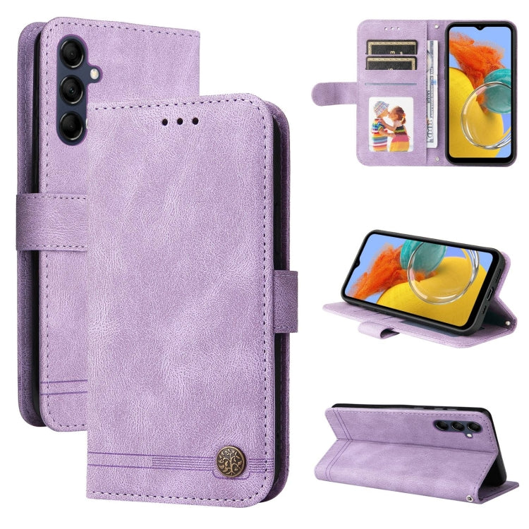Skin Feel Life Tree Metal Button Leather Phone Case, For Xiaomi Redmi Note 12 4G Global, For Honor Magic5 Pro, For Samsung Galaxy M14 5G