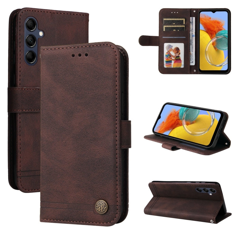 Skin Feel Life Tree Metal Button Leather Phone Case, For Xiaomi Redmi Note 12 4G Global, For Honor Magic5 Pro, For Samsung Galaxy M14 5G