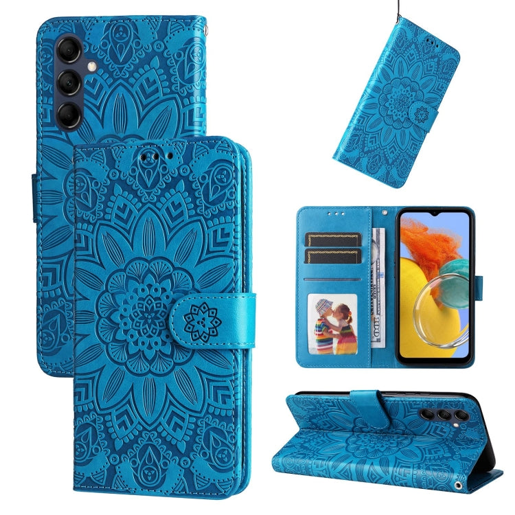 Embossed Sunflower Leather Phone Case, For Xiaomi Redmi Note 12 4G Global, For Honor Magic5 Pro, For Samsung Galaxy M14 5G