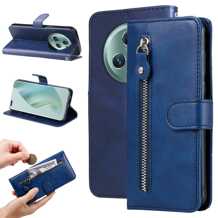 Calf Texture Zipper Leather Phone Case, For Xiaomi Redmi Note 12 4G Global, For Honor Magic5 Pro, For Samsung Galaxy M14 5G