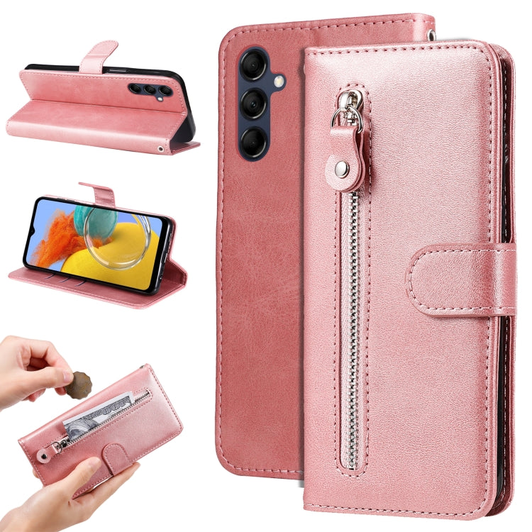 Calf Texture Zipper Leather Phone Case, For Xiaomi Redmi Note 12 4G Global, For Honor Magic5 Pro, For Samsung Galaxy M14 5G