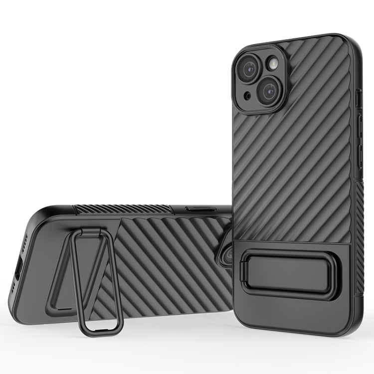 Wavy Texture TPU Phone Case with Lens Film, For iPhone 14, For iPhone 15 Pro Max, For iPhone 15 Pro, For iPhone 14 Plus, For iPhone 14 Pro, For iPhone 15 Plus, For iPhone 15, For iPhone 14 Pro Max