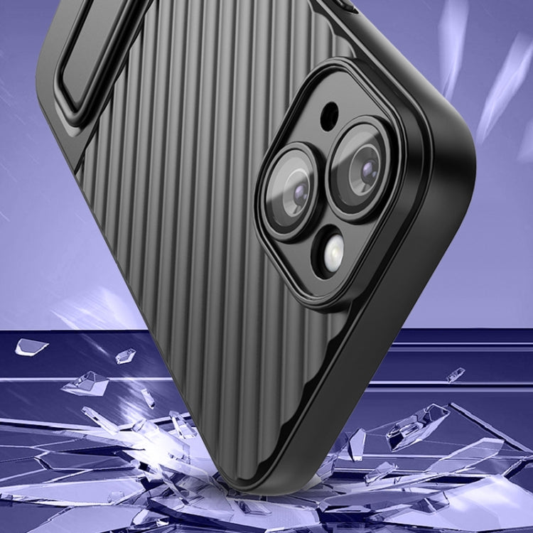 Wavy Texture TPU Phone Case with Lens Film, For iPhone 14, For iPhone 15 Pro Max, For iPhone 14 Plus, For iPhone 15 Pro, For iPhone 15 Plus, For iPhone 14 Pro, For iPhone 15, For iPhone 14 Pro Max