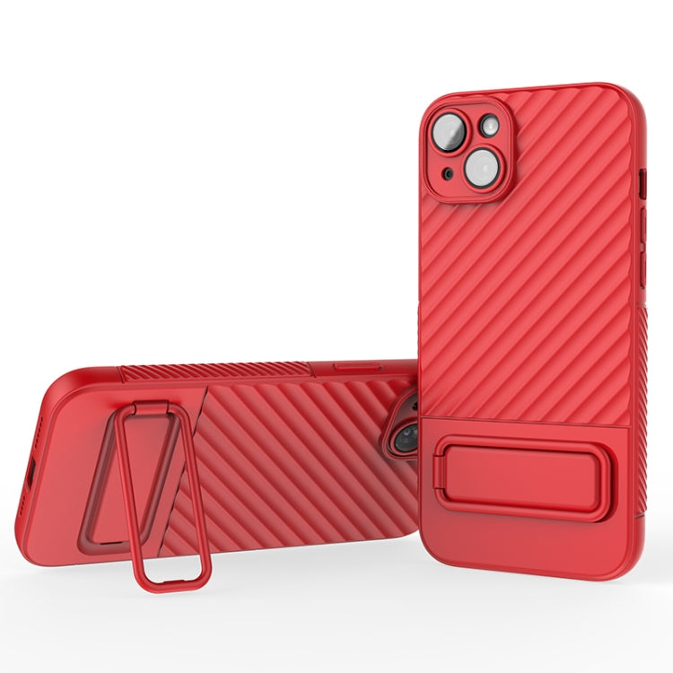 Wavy Texture TPU Phone Case with Lens Film, For iPhone 14, For iPhone 15 Pro Max, For iPhone 15 Pro, For iPhone 14 Plus, For iPhone 14 Pro, For iPhone 15 Plus, For iPhone 15, For iPhone 14 Pro Max