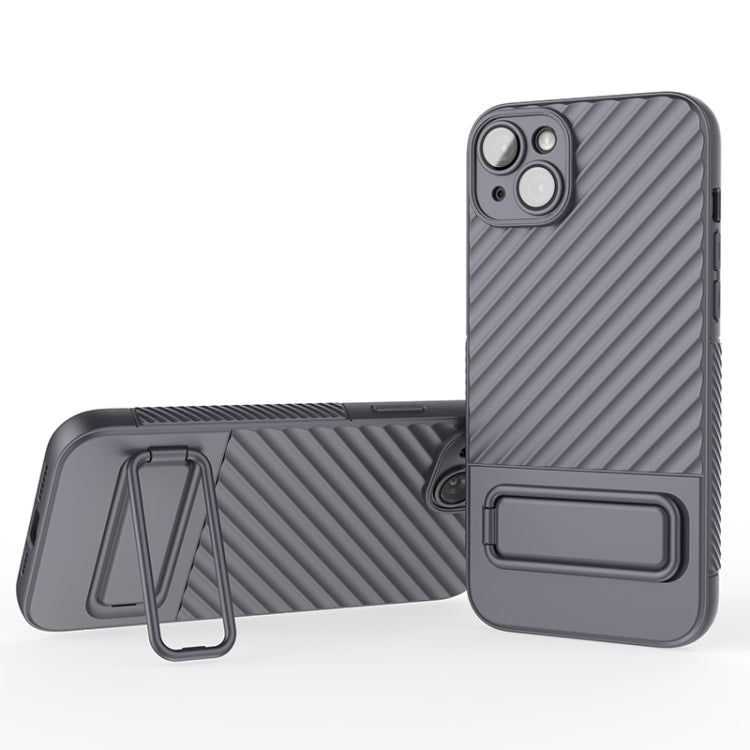 Wavy Texture TPU Phone Case with Lens Film, For iPhone 14, For iPhone 15 Pro Max, For iPhone 15 Pro, For iPhone 14 Plus, For iPhone 14 Pro, For iPhone 15 Plus, For iPhone 15, For iPhone 14 Pro Max