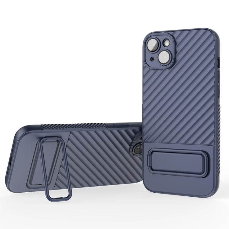 Wavy Texture TPU Phone Case with Lens Film, For iPhone 14, For iPhone 15 Pro Max, For iPhone 15 Pro, For iPhone 14 Plus, For iPhone 14 Pro, For iPhone 15 Plus, For iPhone 15, For iPhone 14 Pro Max