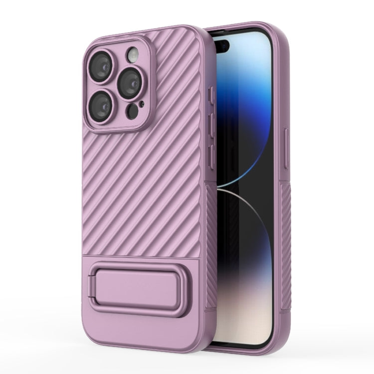 Wavy Texture TPU Phone Case with Lens Film, For iPhone 14, For iPhone 15 Pro Max, For iPhone 15 Pro, For iPhone 14 Plus, For iPhone 14 Pro, For iPhone 15 Plus, For iPhone 15, For iPhone 14 Pro Max