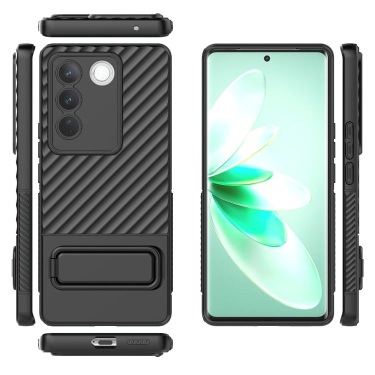 Wavy Texture TPU Phone Case with Lens Film, For vivo S16 5G, For vivo S16 Pro 5G, For vivo S16e, For Xiaomi Redmi Note 12 Pro+ Global, For Xiaomi Redmi Note 12 Pro 5G Global, For Xiaomi Redmi Note 12 5G Global, For OnePlus 11 5G, For OnePlus Ace 2 5G