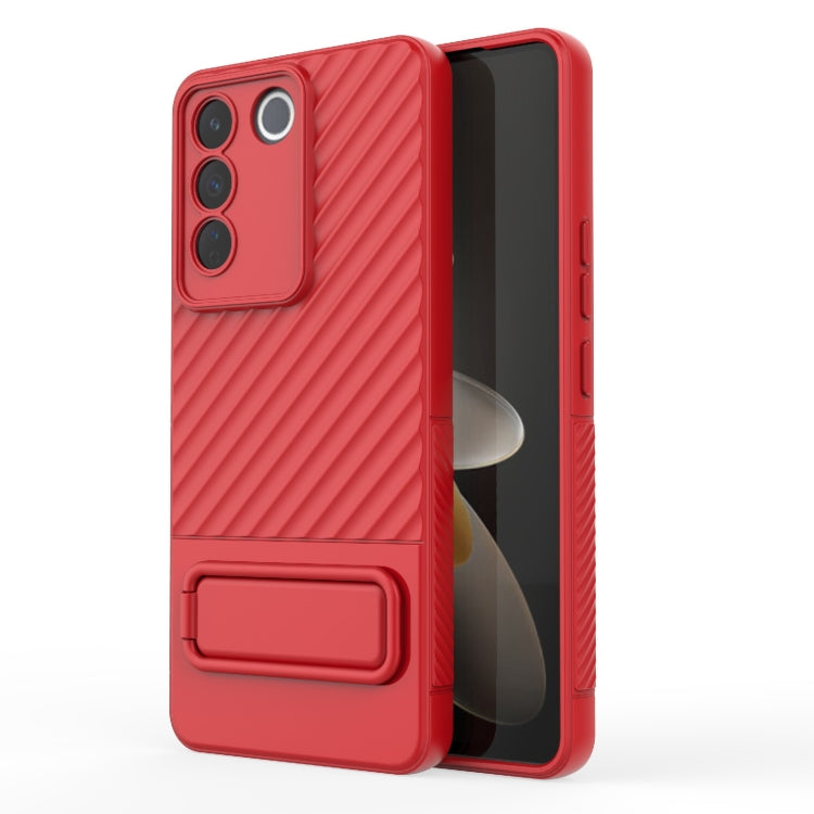 Wavy Texture TPU Phone Case with Lens Film, For vivo S16 5G, For vivo S16 Pro 5G, For vivo S16e, For Xiaomi Redmi Note 12 Pro+ Global, For Xiaomi Redmi Note 12 Pro 5G Global, For Xiaomi Redmi Note 12 5G Global, For OnePlus 11 5G, For OnePlus Ace 2 5G