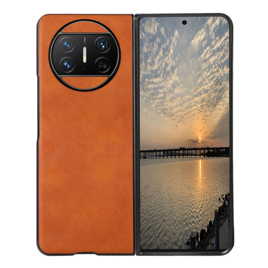 Cowhide Texture PU Phone Case, For Huawei Mate X3