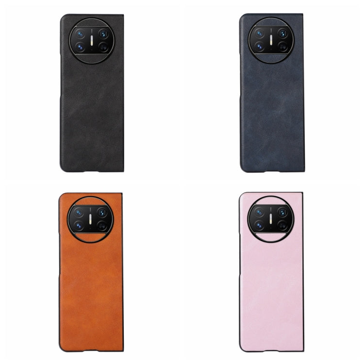 Cowhide Texture PU Phone Case, For Huawei Mate X3