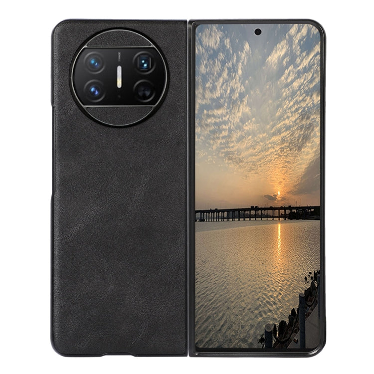 Cowhide Texture PU Phone Case, For Huawei Mate X3