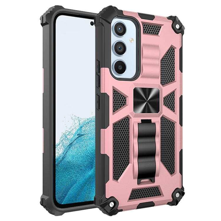 Armor Shockproof TPU + PC Magnetic Protective Phone Case with Holder, For Samsung Galaxy A54 5G