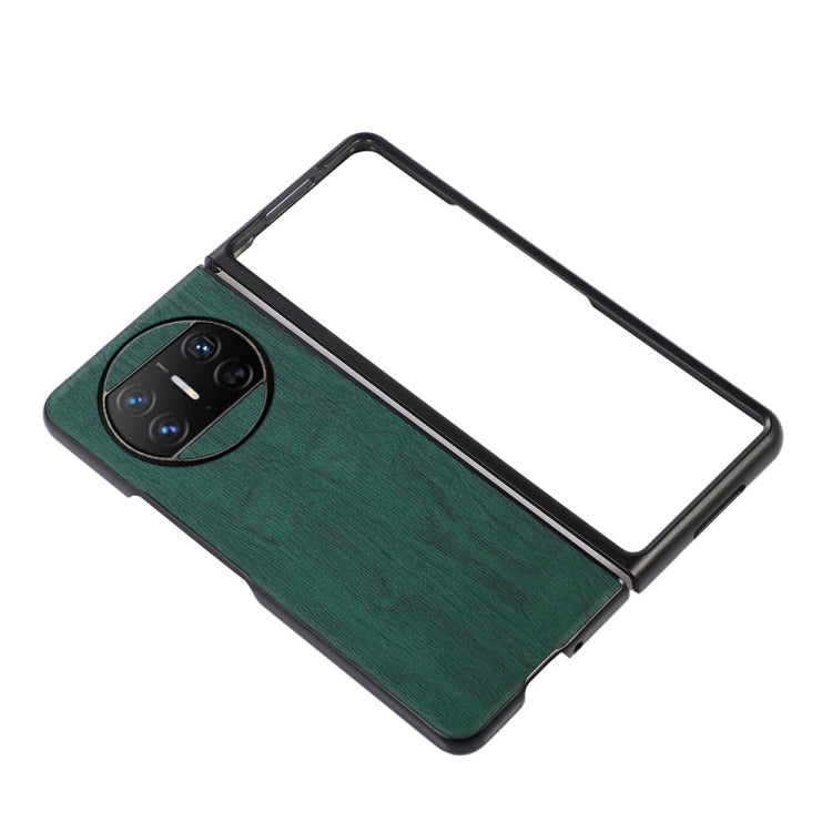 Wood Texture PU Phone Case, For Huawei Mate X3