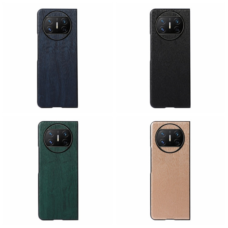 Wood Texture PU Phone Case, For Huawei Mate X3