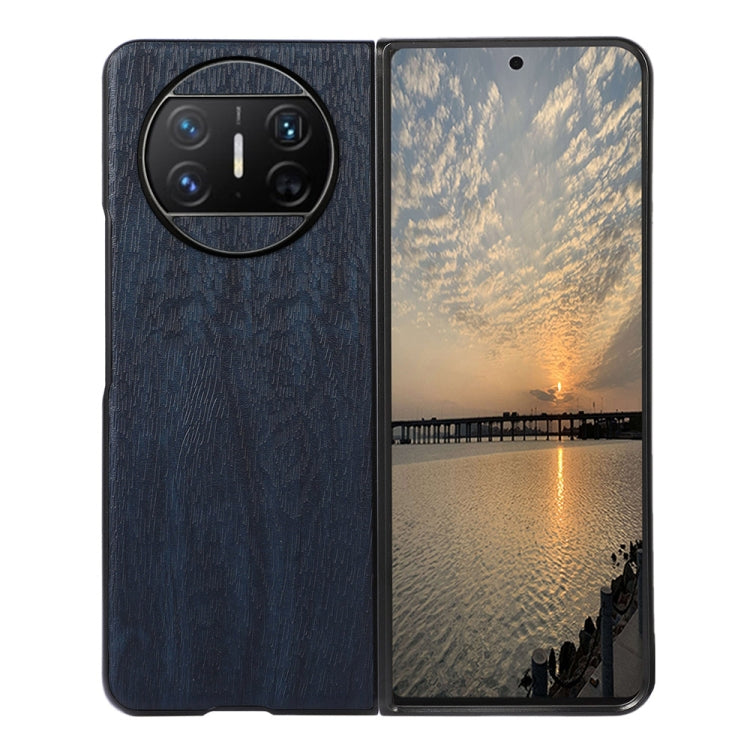 Wood Texture PU Phone Case, For Huawei Mate X3