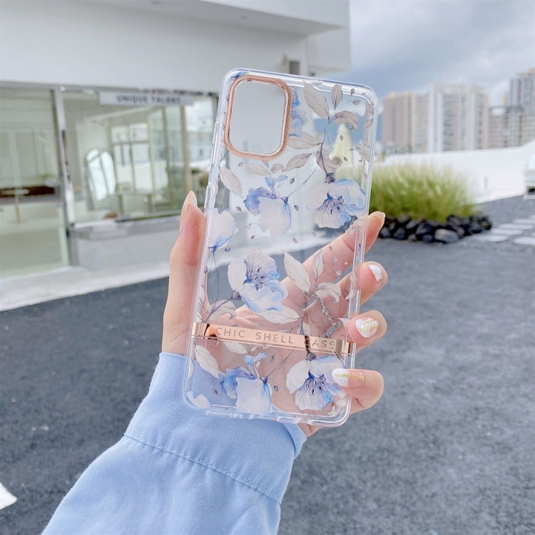 High Translucent Electroplating Flower Pattern TPU + PC Phone Case, For Samsung Galaxy A14 5G, For Samsung Galaxy A34 5G, For Samsung Galaxy A54 5G