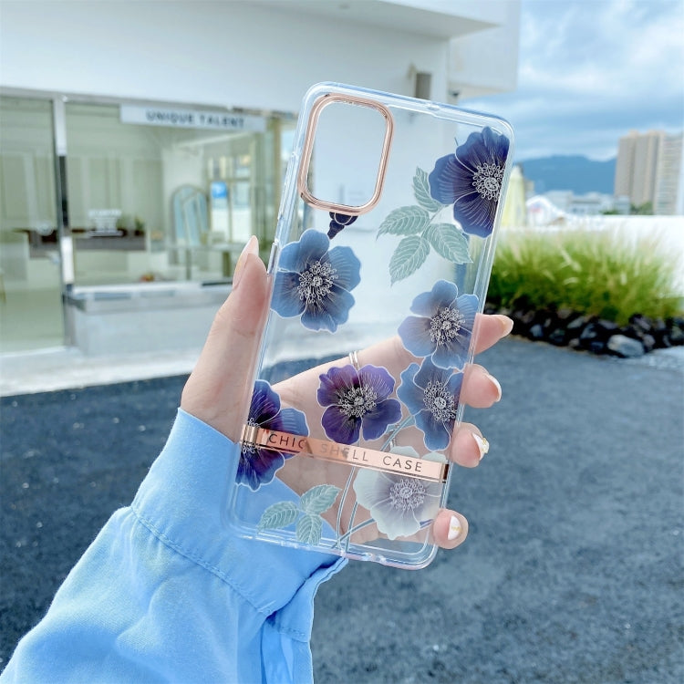 High Translucent Electroplating Flower Pattern TPU + PC Phone Case, For Samsung Galaxy A14 5G, For Samsung Galaxy A34 5G, For Samsung Galaxy A54 5G