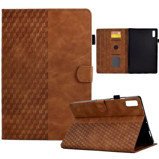 Rhombus Embossed Leather Tablet Case, For Lenovo Tab M9, For Lenovo Tab P11 Gen 2, For Lenovo Tab P11 Pro Gen 2