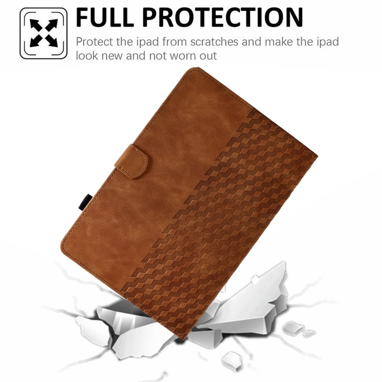 Rhombus Embossed Leather Tablet Case, For Lenovo Tab M9, For Lenovo Tab P11 Gen 2, For Lenovo Tab P11 Pro Gen 2