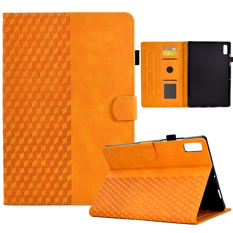 Rhombus Embossed Leather Tablet Case, For Lenovo Tab M9, For Lenovo Tab P11 Gen 2, For Lenovo Tab P11 Pro Gen 2