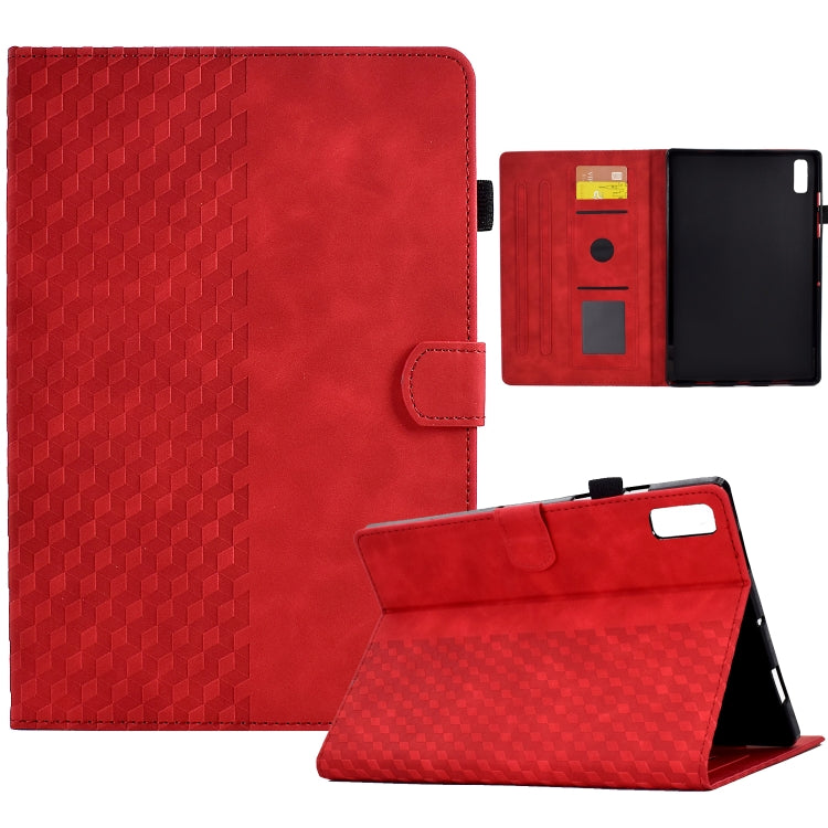 Rhombus Embossed Leather Tablet Case, For Lenovo Tab M9, For Lenovo Tab P11 Gen 2, For Lenovo Tab P11 Pro Gen 2