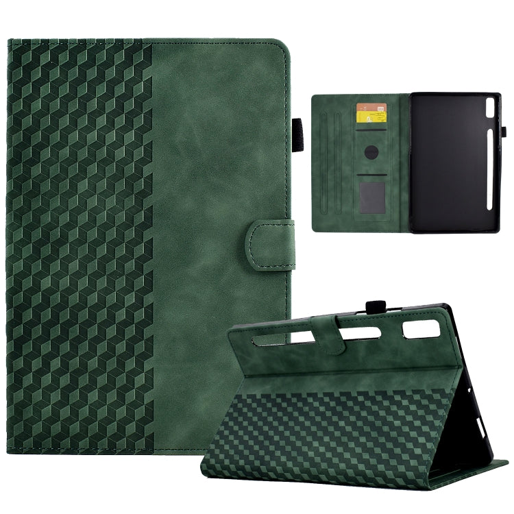 Rhombus Embossed Leather Tablet Case, For Lenovo Tab M9, For Lenovo Tab P11 Gen 2, For Lenovo Tab P11 Pro Gen 2