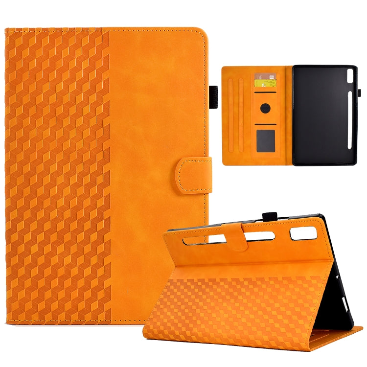 Rhombus Embossed Leather Tablet Case, For Lenovo Tab M9, For Lenovo Tab P11 Gen 2, For Lenovo Tab P11 Pro Gen 2