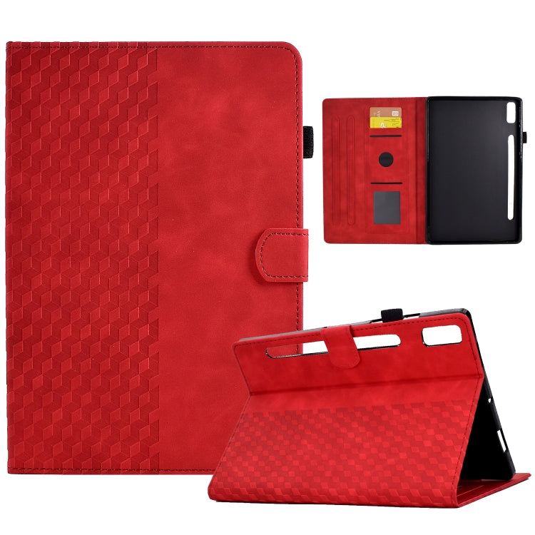 Rhombus Embossed Leather Tablet Case, For Lenovo Tab M9, For Lenovo Tab P11 Gen 2, For Lenovo Tab P11 Pro Gen 2