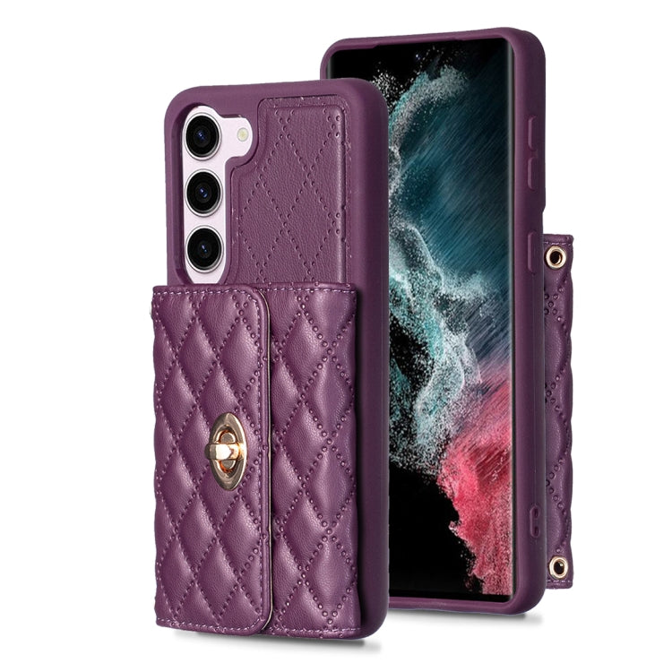 Horizontal Wallet Rhombic Leather Phone Case, For Samsung Galaxy S23 5G, For Samsung Galaxy S22+ 5G, For Samsung Galaxy S21 5G, For Samsung Galaxy S21+ 5G, For Samsung Galaxy S21 Ultra 5G, For Samsung Galaxy A14 4G / 5G