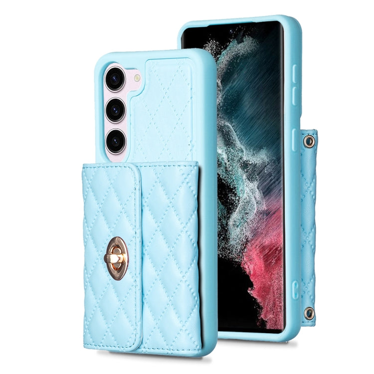 Horizontal Wallet Rhombic Leather Phone Case, For Samsung Galaxy S23 5G, For Samsung Galaxy S22+ 5G, For Samsung Galaxy S21 5G, For Samsung Galaxy S21+ 5G, For Samsung Galaxy S21 Ultra 5G, For Samsung Galaxy A14 4G / 5G