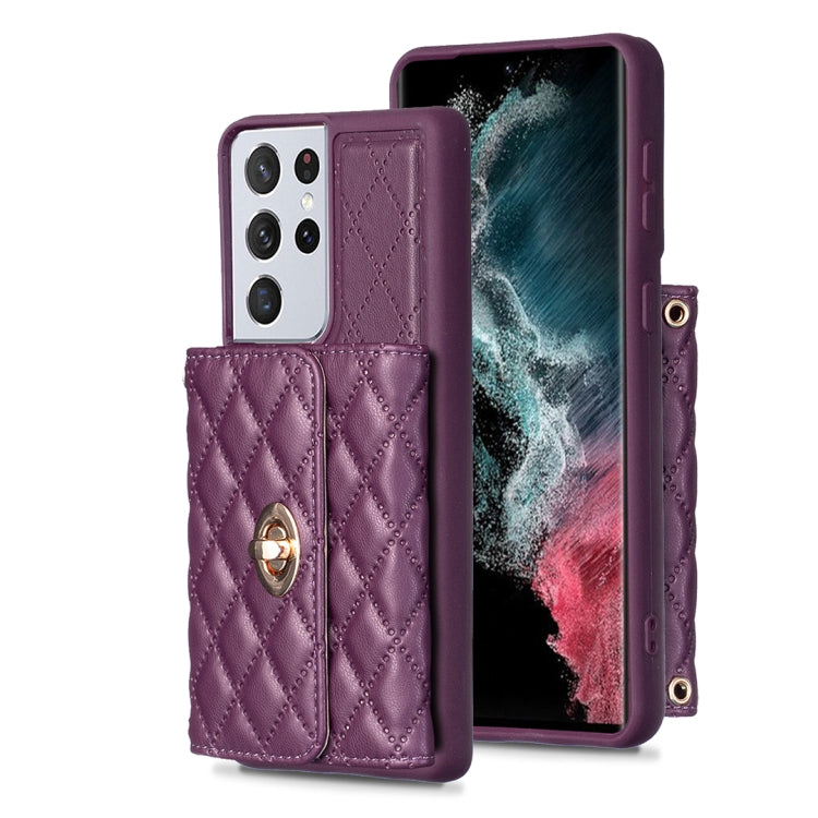 Horizontal Wallet Rhombic Leather Phone Case, For Samsung Galaxy S23 5G, For Samsung Galaxy S22+ 5G, For Samsung Galaxy S21 5G, For Samsung Galaxy S21+ 5G, For Samsung Galaxy S21 Ultra 5G, For Samsung Galaxy A14 4G / 5G