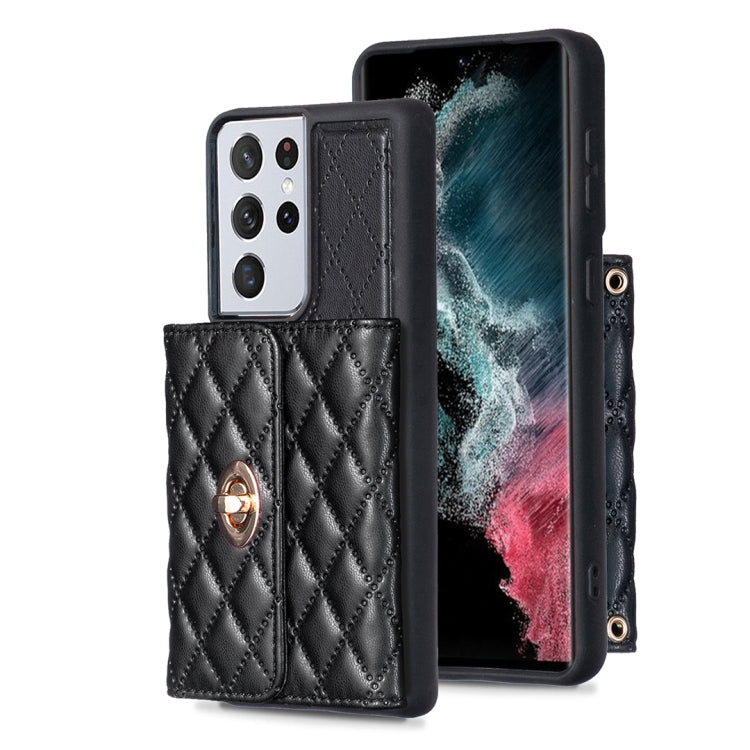Horizontal Wallet Rhombic Leather Phone Case, For Samsung Galaxy S23 5G, For Samsung Galaxy S22+ 5G, For Samsung Galaxy S21 5G, For Samsung Galaxy S21+ 5G, For Samsung Galaxy S21 Ultra 5G, For Samsung Galaxy A14 4G / 5G