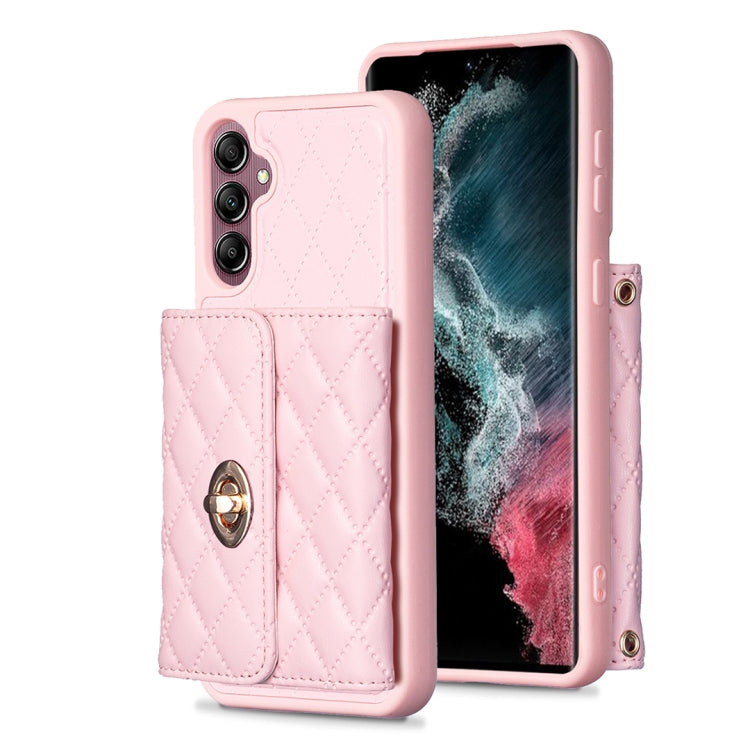 Horizontal Wallet Rhombic Leather Phone Case, For Samsung Galaxy S23 5G, For Samsung Galaxy S22+ 5G, For Samsung Galaxy S21 5G, For Samsung Galaxy S21+ 5G, For Samsung Galaxy S21 Ultra 5G, For Samsung Galaxy A14 4G / 5G