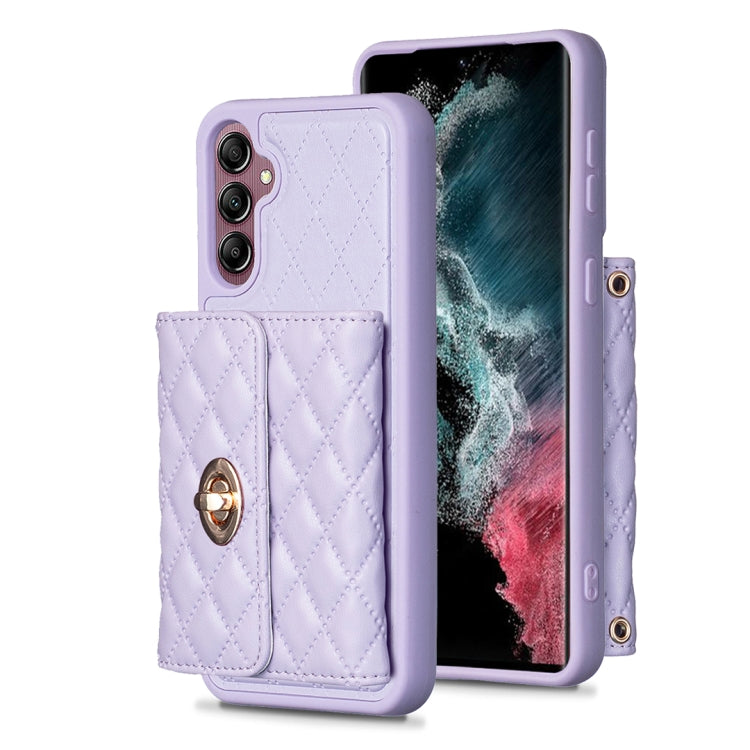 Horizontal Wallet Rhombic Leather Phone Case, For Samsung Galaxy S23 5G, For Samsung Galaxy S22+ 5G, For Samsung Galaxy S21 5G, For Samsung Galaxy S21+ 5G, For Samsung Galaxy S21 Ultra 5G, For Samsung Galaxy A14 4G / 5G