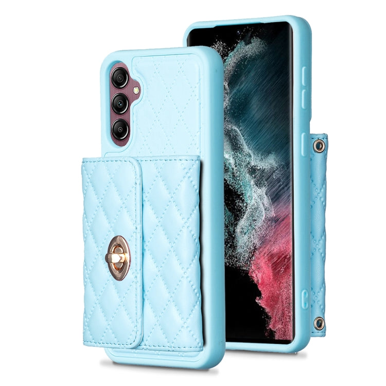 Horizontal Wallet Rhombic Leather Phone Case, For Samsung Galaxy S23 5G, For Samsung Galaxy S22+ 5G, For Samsung Galaxy S21 5G, For Samsung Galaxy S21+ 5G, For Samsung Galaxy S21 Ultra 5G, For Samsung Galaxy A14 4G / 5G
