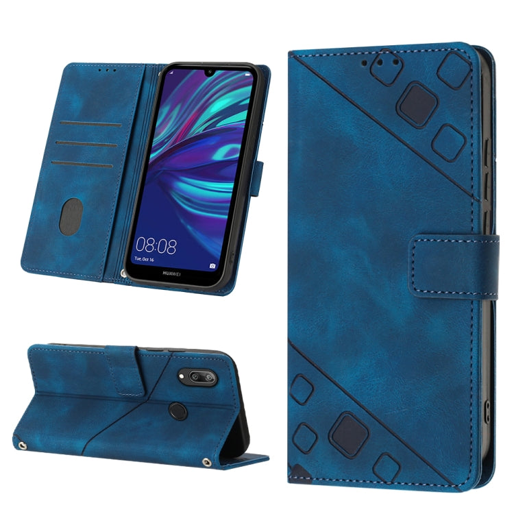 Skin-feel Embossed Leather Phone Case, For Huawei nova 5T / Honor 20, For Huawei nova 10, For Huawei nova 10 Pro, For Huawei P20 lite 2019 / nova 5i, For Huawei P30 lite, For Huawei P30 Pro, For Huawei P40 lite/nova 6 SE / nova 7i                      ...