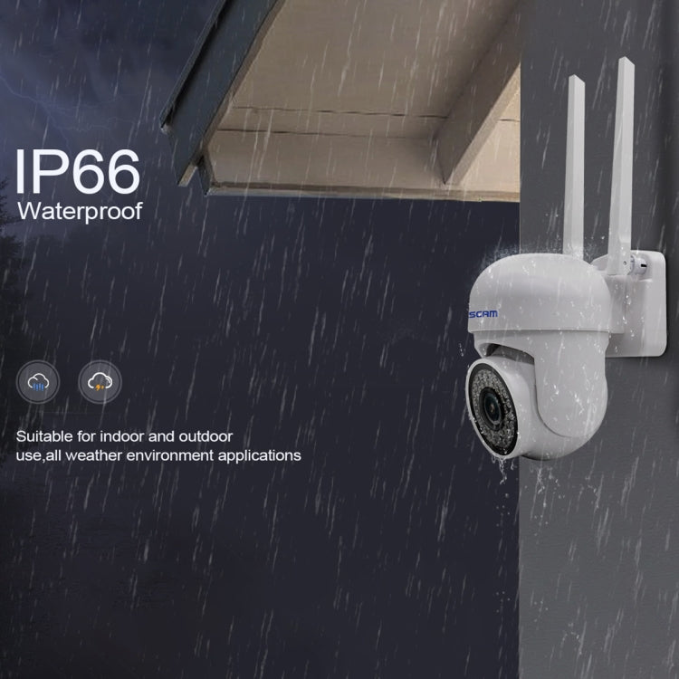 ESCAM PVR007 3MP Smart HD WiFi Camera Support Full Color Night Vision / Motion Detection / Sound Alarm / TF Card, PVR007