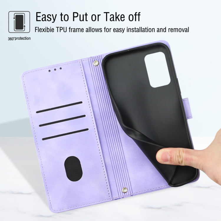 Skin-feel Embossed Leather Phone Case, For Samsung Galaxy A02s 164mm, For Samsung Galaxy A02s 166mm, For Samsung Galaxy A03 166mm EU Version, For Samsung Galaxy A03 164mm Global, For Samsung Galaxy A23 JP Version, For Samsung Galaxy A24 4G             ...