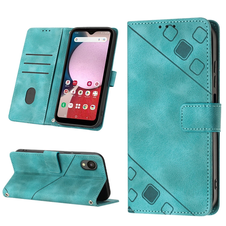 Skin-feel Embossed Leather Phone Case, For Samsung Galaxy A02s 164mm, For Samsung Galaxy A02s 166mm, For Samsung Galaxy A03 166mm EU Version, For Samsung Galaxy A03 164mm Global, For Samsung Galaxy A23 JP Version, For Samsung Galaxy A24 4G             ...