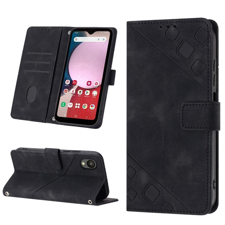 Skin-feel Embossed Leather Phone Case, For Samsung Galaxy A02s 164mm, For Samsung Galaxy A02s 166mm, For Samsung Galaxy A03 166mm EU Version, For Samsung Galaxy A03 164mm Global, For Samsung Galaxy A23 JP Version, For Samsung Galaxy A24 4G             ...