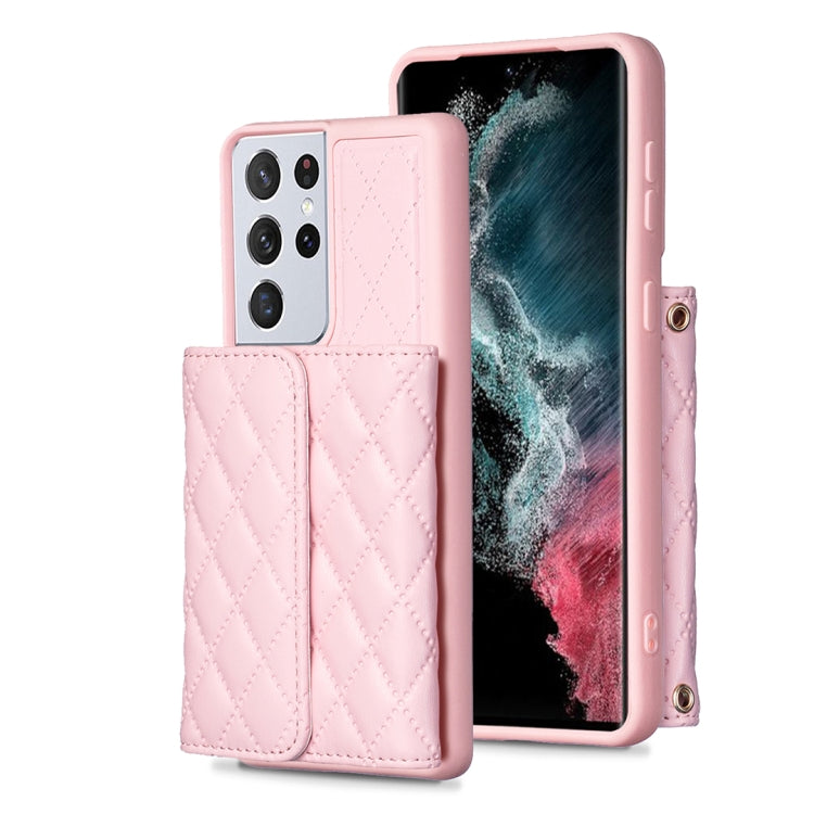 Horizontal Wallet Rhombic Leather Phone Case, ForFor Samsung Galaxy S23 5G, For Samsung Galaxy S22+ 5G, For Samsung Galaxy S21 5G, For Samsung Galaxy S21+ 5G, For Samsung Galaxy S21 Ultra 5G, For Samsung Galaxy A14 4G / 5G