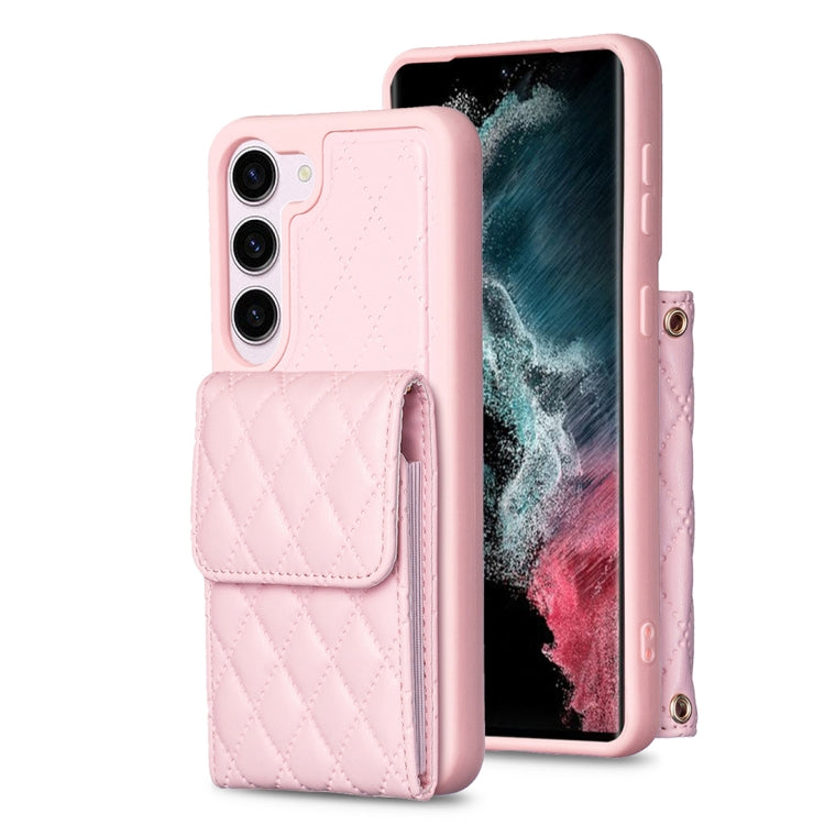 Vertical Wallet Rhombic Leather Phone Case, For Samsung Galaxy S23 5G, For Samsung Galaxy S22+ 5G, For Samsung Galaxy S21 5G, For Samsung Galaxy S21+ 5G, For Samsung Galaxy S21 Ultra 5G, For Samsung Galaxy A14 4G / 5G